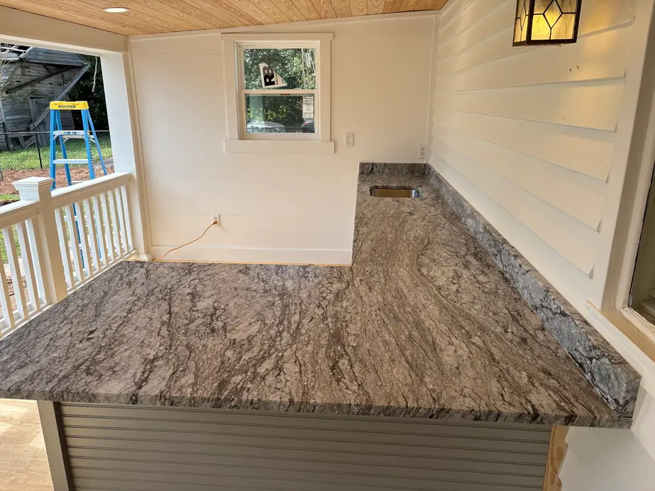 Outdoor bar tops